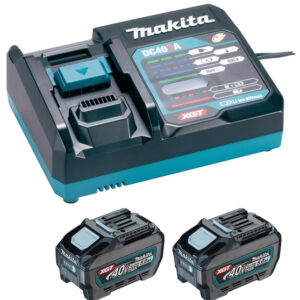 MAKITA (1911V6-0) XGT POWERPACK 2x 5,0Ah/40V + ENKELE SNELLADER